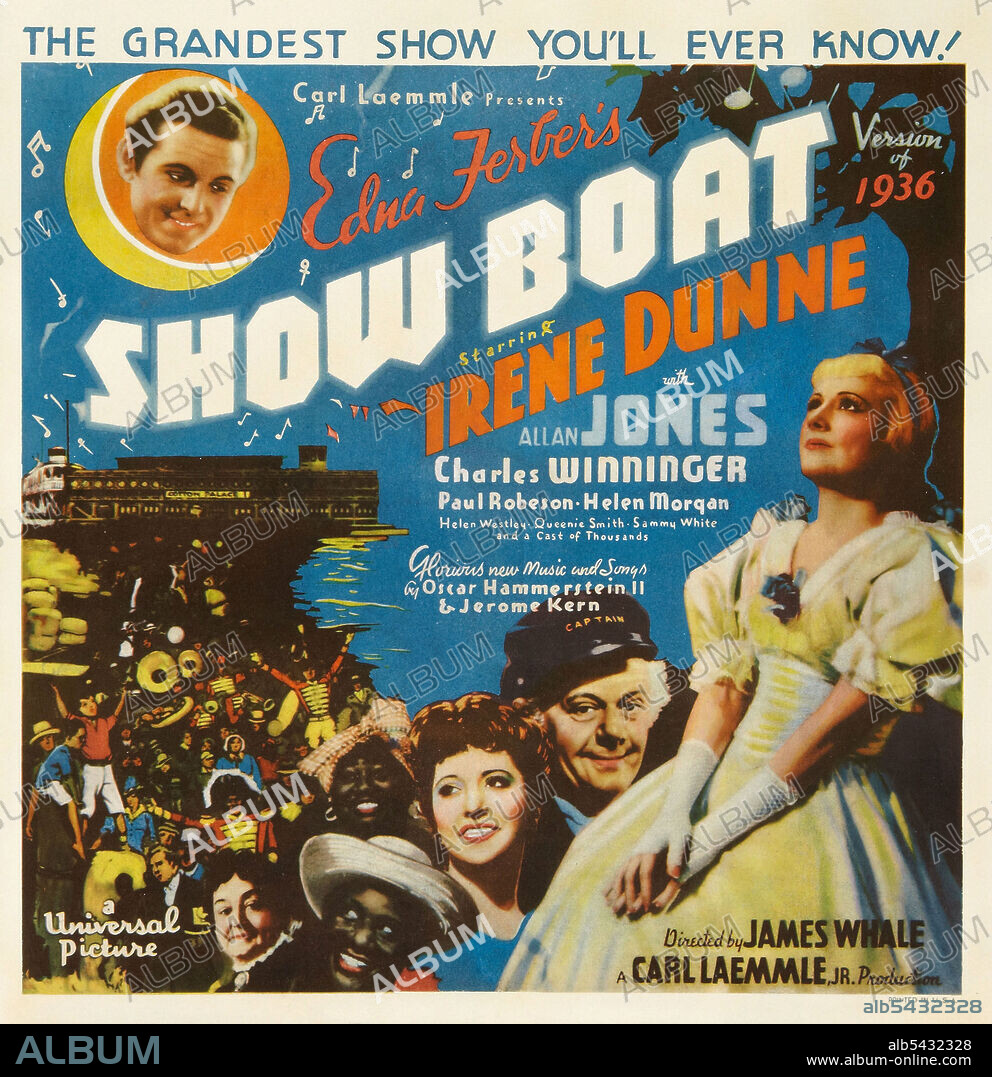 IRENE DUNNE in SHOW BOAT, 1936, directed by JAMES WHALE. Copyright UNIVERSAL PICTURES.