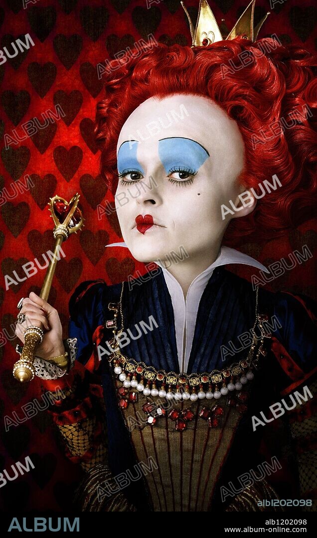 HELENA BONHAM CARTER in ALICE IN WONDERLAND, 2010, unter der Regie von TIM BURTON. Copyright WALT DISNEY PICTURES.