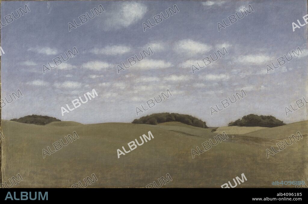 VILHELM HAMMERSHøI. Landscape. Lejre.