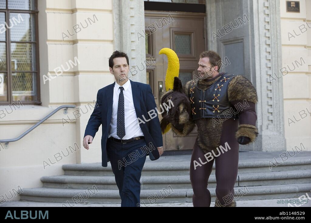 PAUL RUDD und SEANN WILLIAM SCOTT in ROLE MODELS, 2008, unter der Regie von DAVID WAIN. Copyright NEW REGENCY PICTURES / URDANK, SAM.