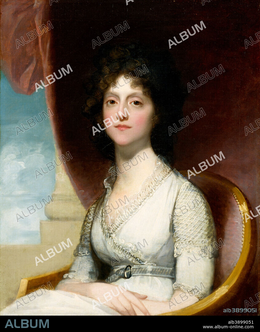 GILBERT STUART. Marianne Ashley Walker. Date/Period: 1799. Painting. Oil on canvas.