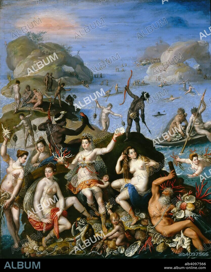 JACOPO ZUCCHI. Allegoria della scoperta d'America (Allegory of the discovery of America).