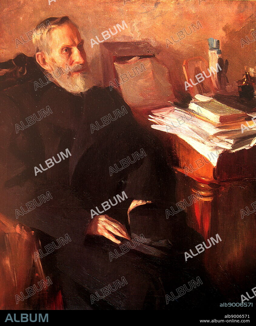 Portrait of S. L. Nikolsky. By Boris Kustodiev. 1901.
