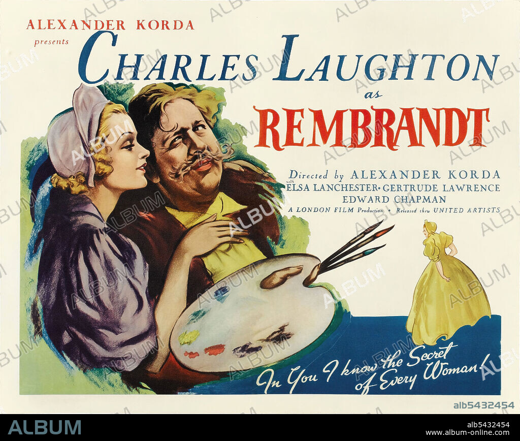 CHARLES LAUGHTON in REMBRANDT [1936], 1936, directed by ALEXANDER KORDA. Copyright LONDON FILMS/UNITED ARTISTS.