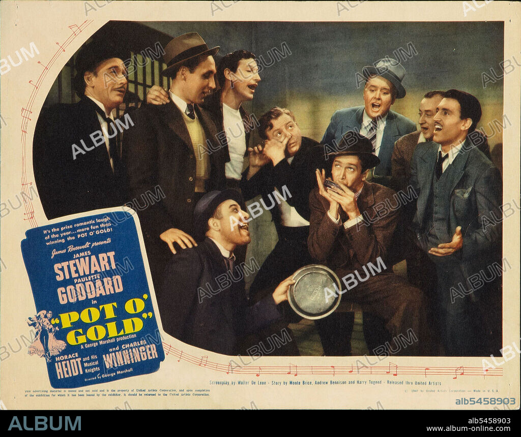 JAMES STEWART en EL ARCA DE ORO, 1941 (POT O'GOLD), dirigida por ALAN MARSHALL. Copyright UNITED ARTISTS.