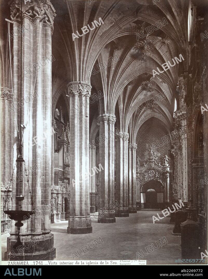 Zaragoza, Interior de la Seo.