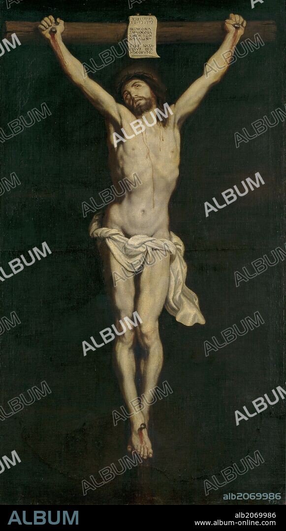 ALONSO CANO (atribuido). Alonso Cano (Atribuido a) / 'Cristo crucificado', Siglo XVII, Escuela Española, Óleo sobre Lienzo, 220 cm x 126 cm, P00631.