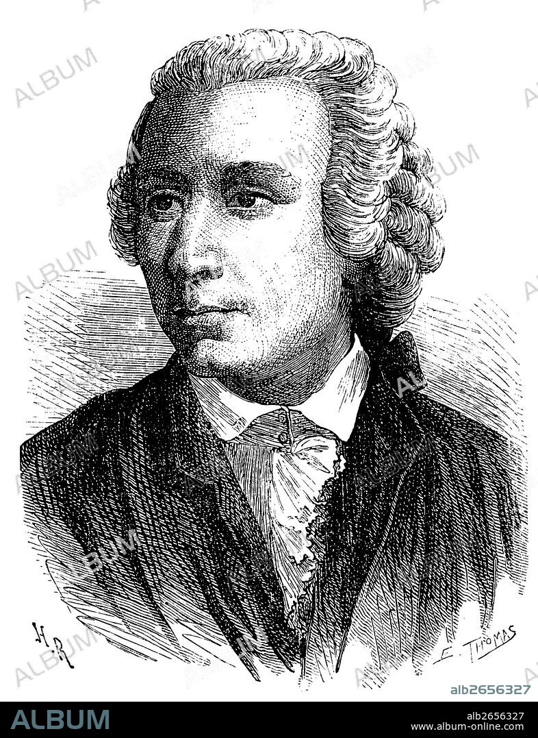 Leonhard Euler (1707-1783), matemático y físico suizo. Grabado de 1873.