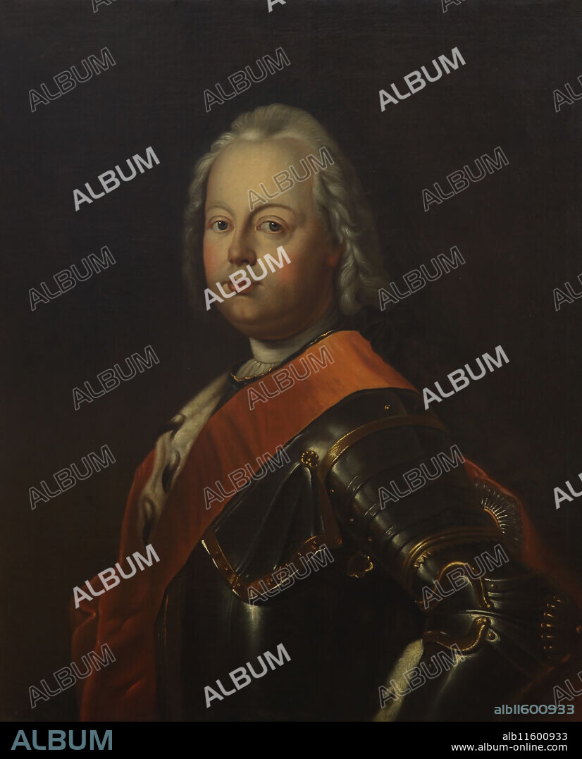 ANONYMOUS. Portrait of Christian August, Prince of Anhalt-Zerbst (1690-1747).