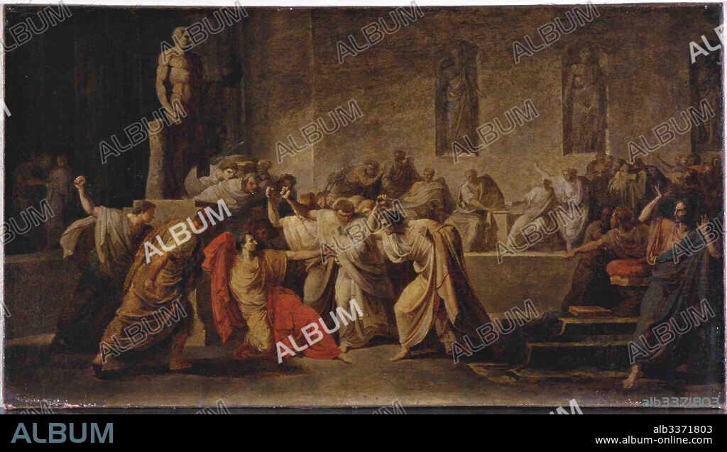 VINCENZO CAMUCCINI. The Death of Julius Caesar.