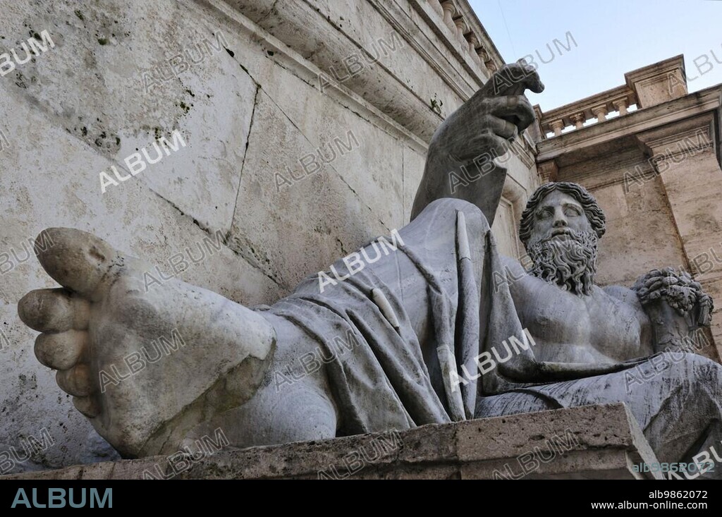 Statue on Piazza del Campidoglio in Rome made by Michelangelo. The Capitol Square or Piazza del Campidoglio has been the central square on the Capitol Hill in Rome since early modern times until today, indeed for many it is the central square of Rome in general. The Italian state has awarded the Capitoline Square the European Heritage Label. The Capitoline Hill (with Piazza del Campidoglio) between the Forum and the Campus Martius, is one of the seven hills of Rome. The name Capitol Hill for the locati