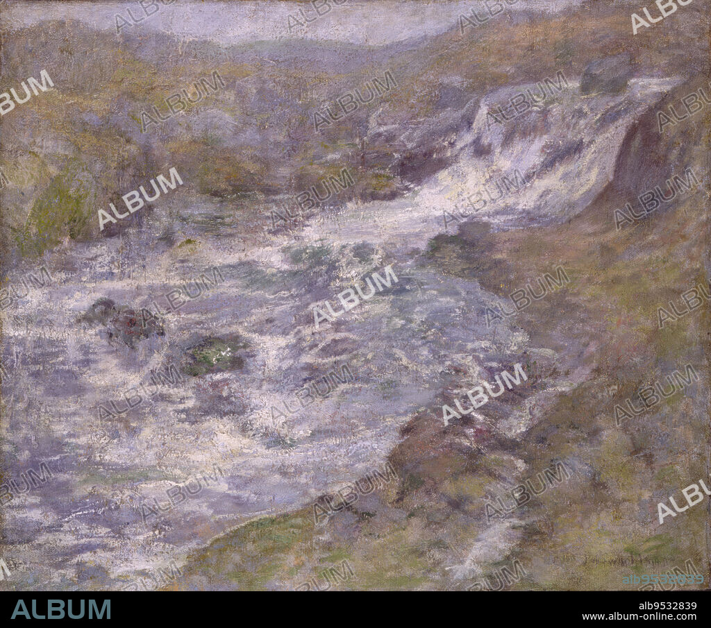 JOHN HENRY TWACHTMAN. The Torrent. Date: ca. 1900. oil on canvas.