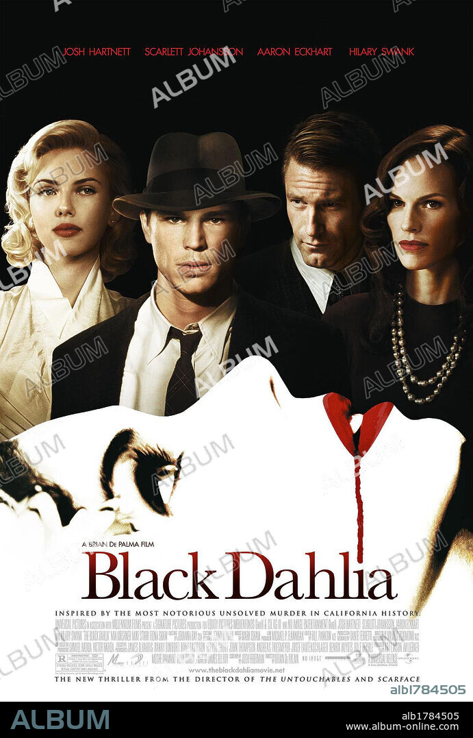 Poster de LA DALIA NEGRA, 2006 (THE BLACK DAHLIA), dirigida por BRIAN DE PALMA. Copyright UNIVERSAL PICTURES.