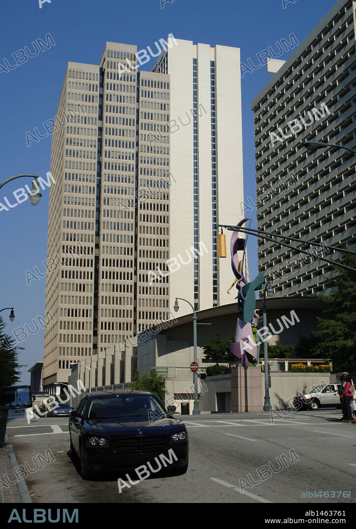ESTADOS UNIDOS. ATLANTA. Calle del centro de la ciudad. Estado de Georgia.
