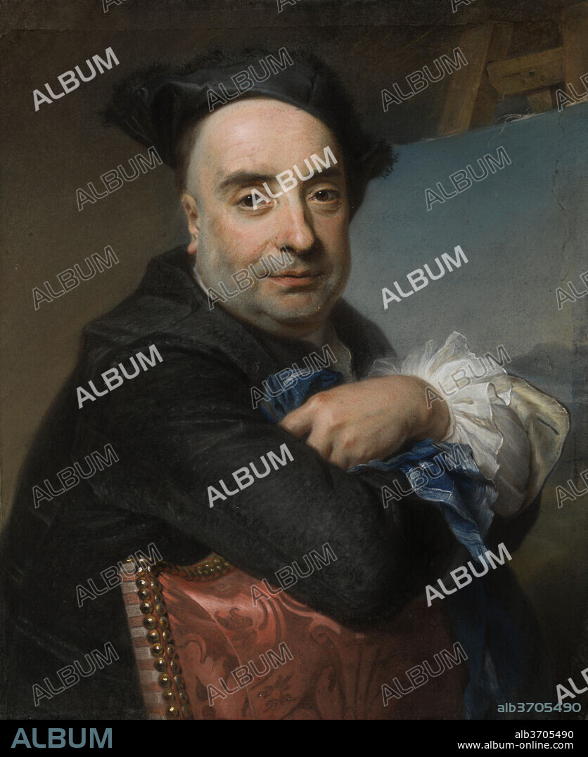 MAURICE-QUENTIN DE LA TOUR. Claude Dupouch. Dated: c. 1739. Dimensions: overall: 59.4 x 49.4 cm (23 3/8 x 19 7/16 in.). Medium: pastel on blue laid paper.