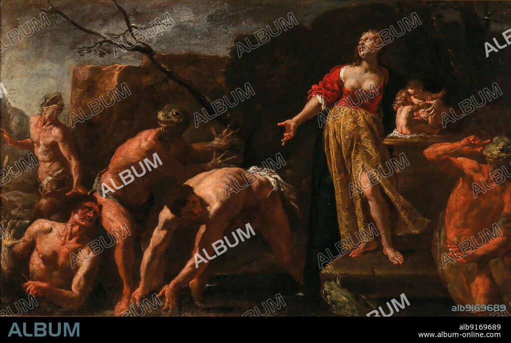 ANTONIO MARIA VASSALLO. Latona turning the Lycian peasants into frogs.