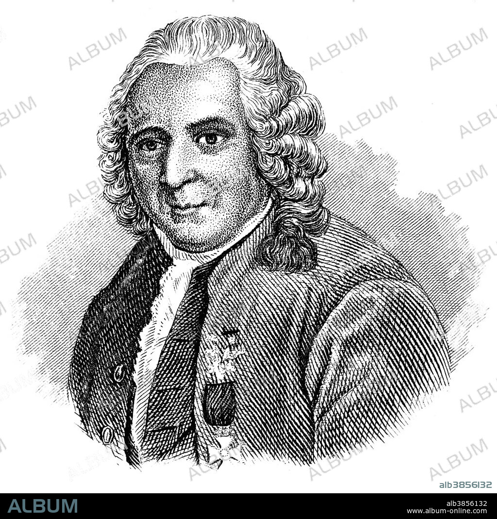 Portrait of Carl Linnaeus, also known as Carl von Linné, 1707 - 1778, a Swedish botanist, physician, and zoologist