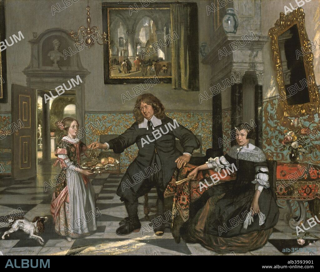 EMANUEL DE WITTE. Family Portrait.