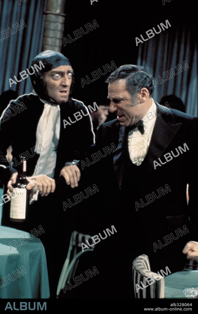 MARTY FELDMAN and MEL BROOKS in SILENT MOVIE, 1976, directed by MEL BROOKS. Copyright CROSSBOW PRODUCTIONS.