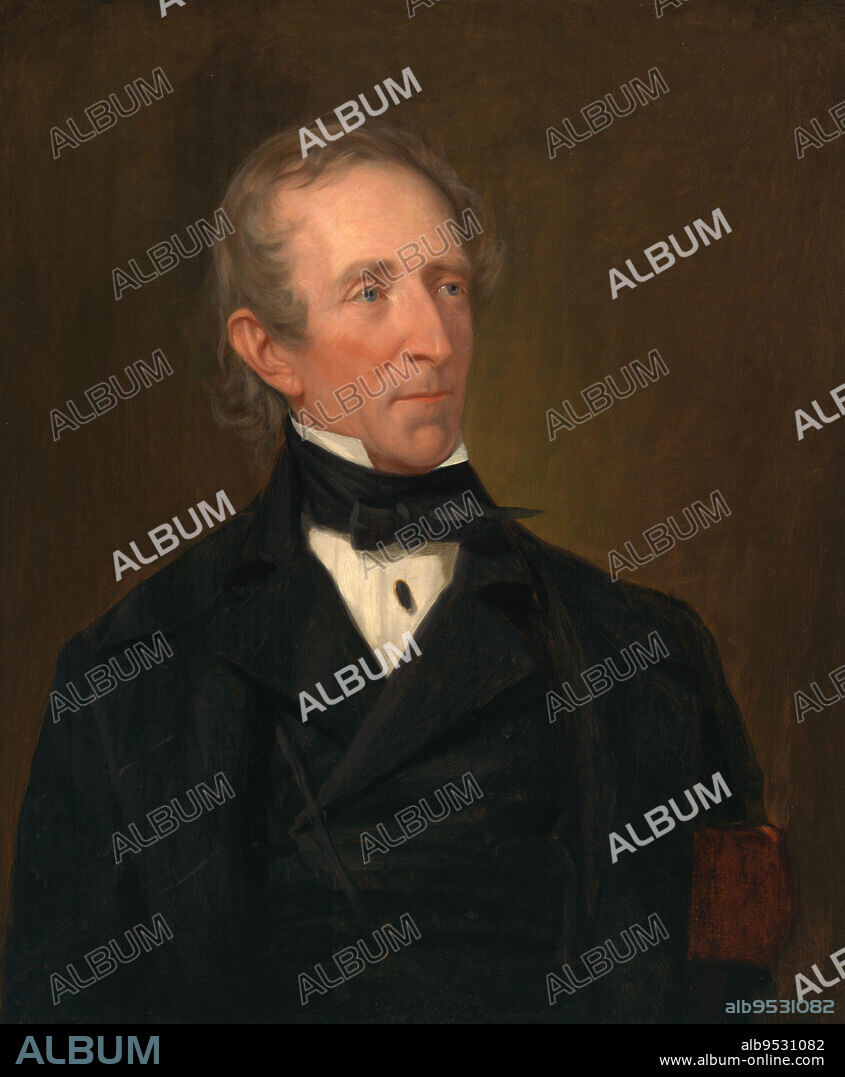 GEORGE PETER ALEXANDER HEALY. John Tyler. oil on canvas. Date: 1842.