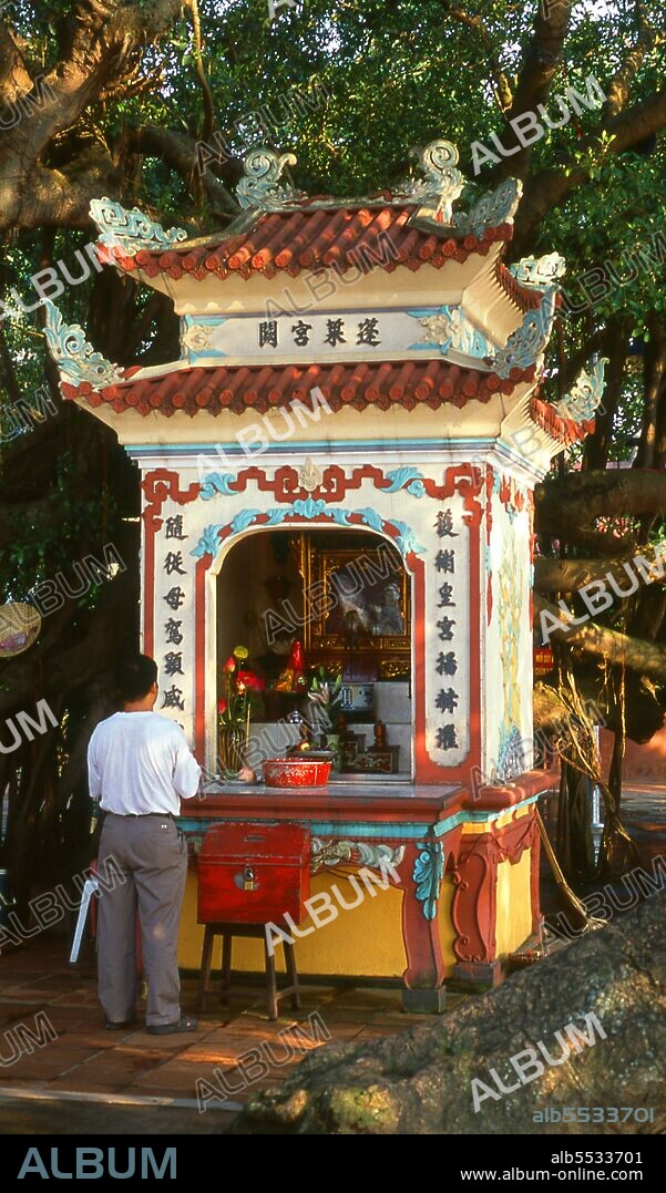 The Tay Ho Pagoda is dedicated to the Mother Goddess and is believed to date from the 17th century CE. The Mother Goddess, also known as Princess Lieu Hanh, is one of The Four Immortals of Thanism (a Vietnamese folk religion practised by about 45% of the population).