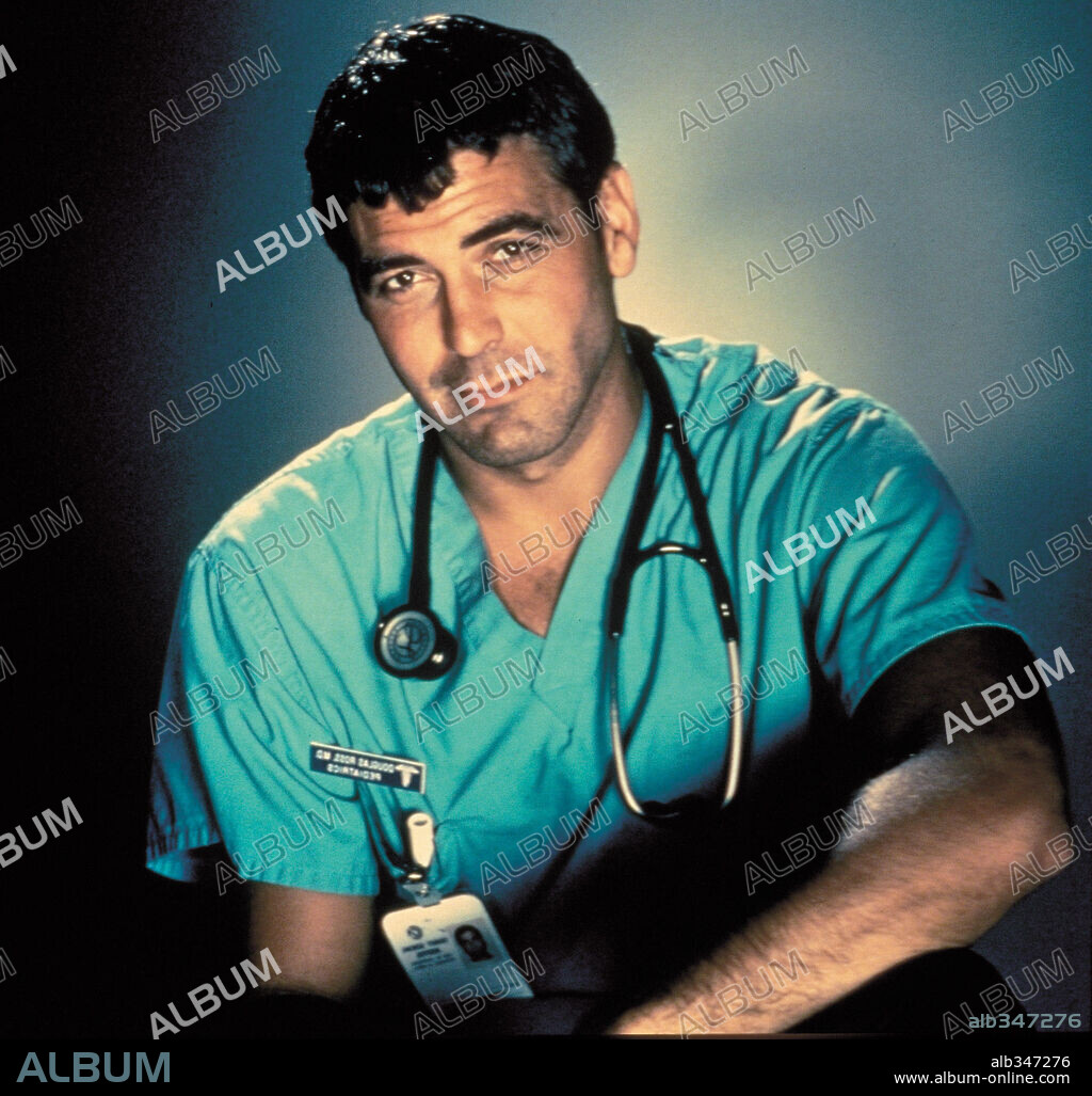 GEORGE CLOONEY in ER, 1994, directed by CHRISTOPHER CHULACK, JONATHAN KAPLAN, LESLIE LINKA GLATTER and RICHARD THORPE. Copyright WARNER BROS TV/AMBLIN TV.