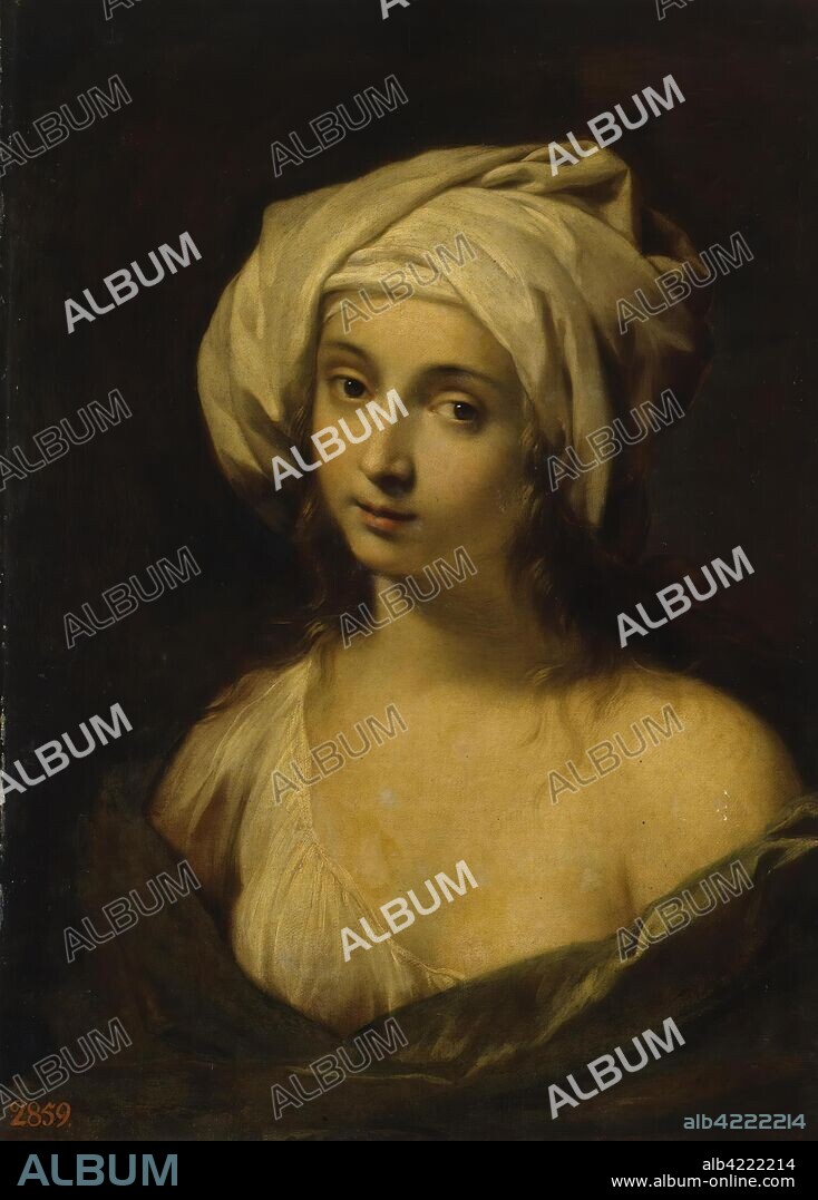 MARCO ANTONIO FRANCESCHINI (MARCANTONIO) (? ). 'Portrait of a Girl in a Turban'. Italy. Dimensions: 69x50 cm.