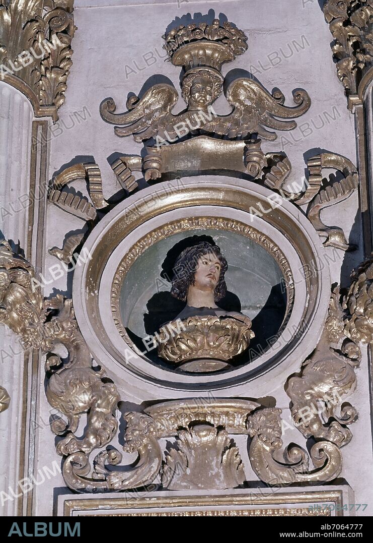 ALONSO CANO. BUSTO DE ADAN EN LA CAPILLA MAYOR DE LA CATEDRAL DE GRANADA - 1666.