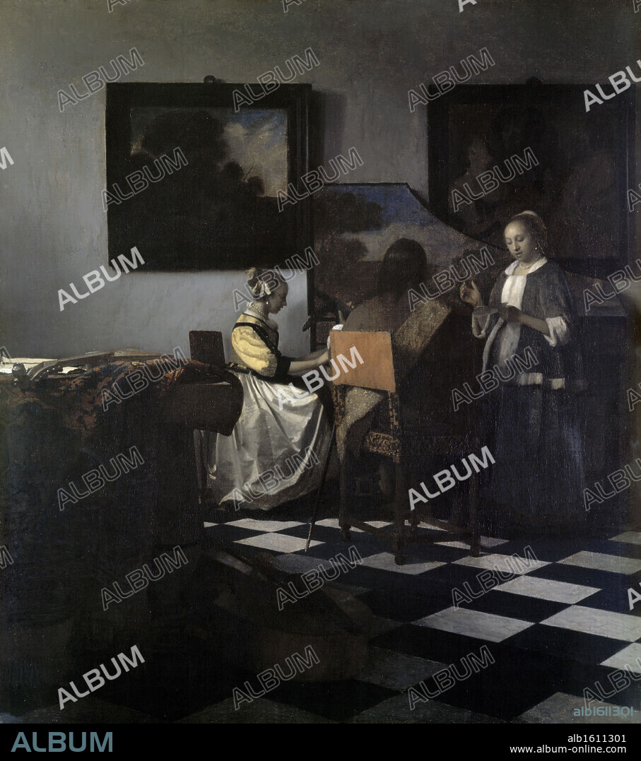 The Concert   ca. 1665-66  Jan Vermeer (1632-1675 Dutch)  Oil on canvas   Isabella Stewart Gardner Museum, Boston, USA.