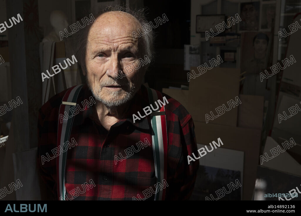 Madrid, May 23, 2025. Interview with painter Antonio López. Photo: Ángel de Antonio. Archdc.