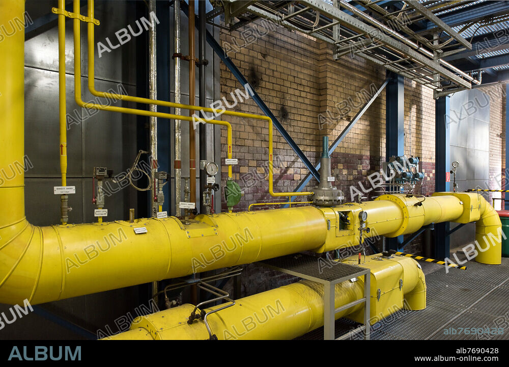 Köln, Südstadt, Bonner Wall / Zugweg / Ohmstrasse, Heizkraftwerk und Wasserwerk Südstadt der RheinEnergie Köln, Gebäude 60, ehemaliges Pumpenhaus Wasserwerk Severin II.