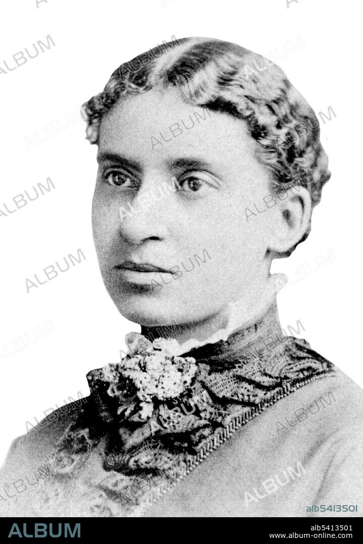 Charlotte Louise Bridges Forten Grimké (August 17, 1837 - July 23, 1914) was an African-American activist, poet, and educator who grew up in a prominent abolitionist family in Philadelphia. She taught school for years, including during the Civil War, to freedmen in South Carolina. She married Francis James Grimké, a Presbyterian minister, who was a nephew of the abolitionist Grimké sisters. Her diaries written before the end of the Civil War are significant as a rare record of the life of a free black woman in the antebellum North. In 1862, she made one of the earliest recorded references to "the blues" as a sad or depressed state of mind. Charles Milton Bell, 1870s (cropped and cleaned).