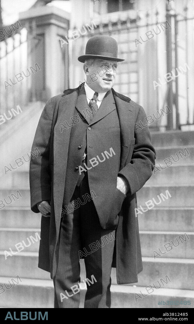 Entitled: "Chas. M. Schwab, President of the Bethlehem Steel Company was a visitor at the White House today. Mr Schwab stated that he only called to pay his respects to the president. Photographed as he left the White House. Charles Michael Schwab (February 18, 1862 - September 18, 1939) was an American steel magnate. He began his career as an engineer in Andrew Carnegie's steelworks. In 1897 he became president of the Carnegie Steel Company. In 1901, he helped negotiate the secret sale of Carnegie Steel to a group of New York-based financiers led by J.P. Morgan. After the buyout, Schwab became the first president of the U.S. Steel Corporation, the company formed out of Carnegie's former holdings. He left USS in 1903 to run the Bethlehem Shipbuilding and Steel Company. Under his leadership it became the largest independent steel producer in the world. During the first years of WWI, Bethlehem Steel had a virtual monopoly in contracts to supply the Allies with certain kinds of munitions. Schwab circumvented American neutrality laws by funneling goods through Canada. Schwab became notorious for his expensive lifestyle including opulent parties, high-stakes gambling, and a string of extramarital affairs. The stock market crash of 1929 finished off what years of wanton spending had started. He died in 1939 at the age of 77. National Photo Company, March 17, 1920.