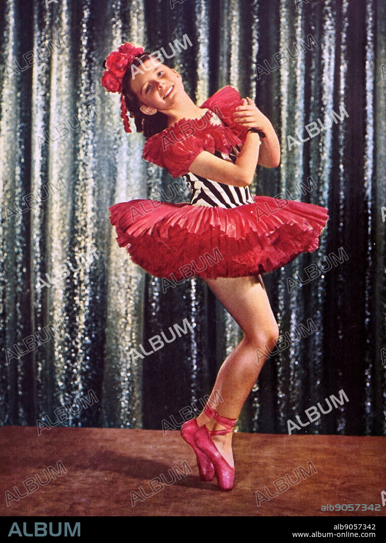 Film still of Margaret O'Brien from 'The Unfinished Dance'.