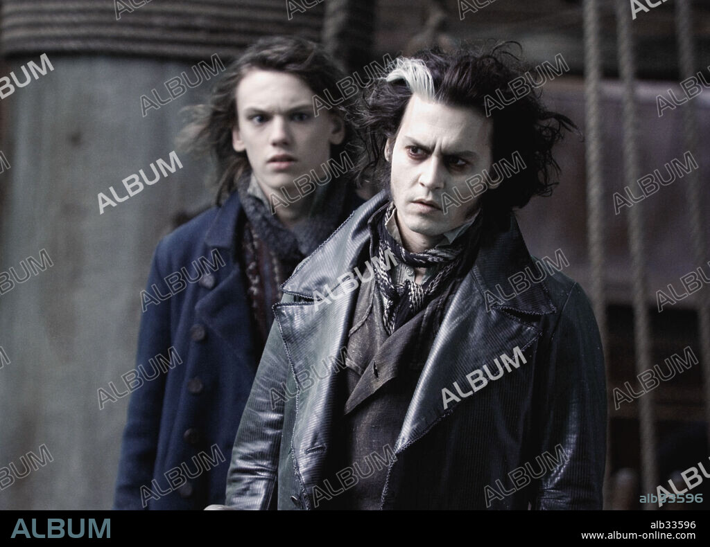 JOHNNY DEPP en SWEENEY TODD, EL BARBERO DIABOLICO DE LA CALLE FLEET, 2007 (SWEENEY TODD: THE SWEENEY TODD: DEMON BARBER OF FLEET STREET), dirigida por TIM BURTON. Copyright DREAMWORKS SKG/MACDONALD/PARKES PROD./WARNER BROS. PICTURES/ GALLO, LEAH.