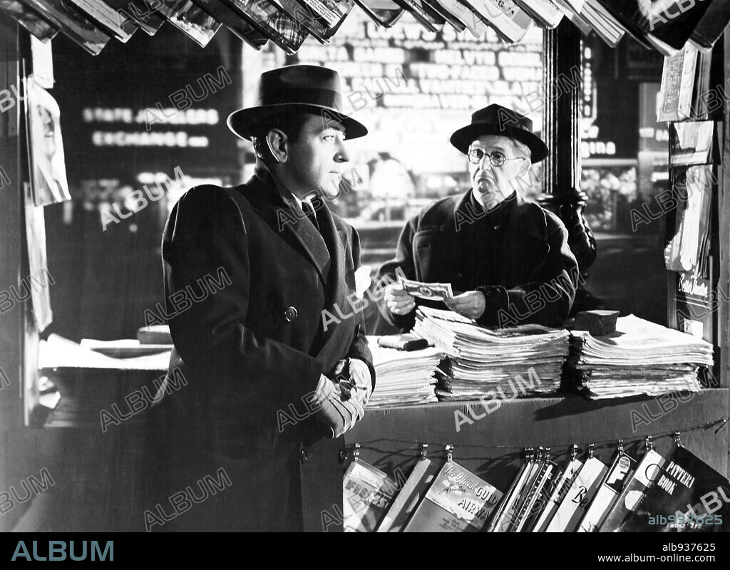 GEORGE RAFT in BROADWAY (1942), directed by WILLIAM A. SEITER. Copyright UNIVERSAL PICTURES.