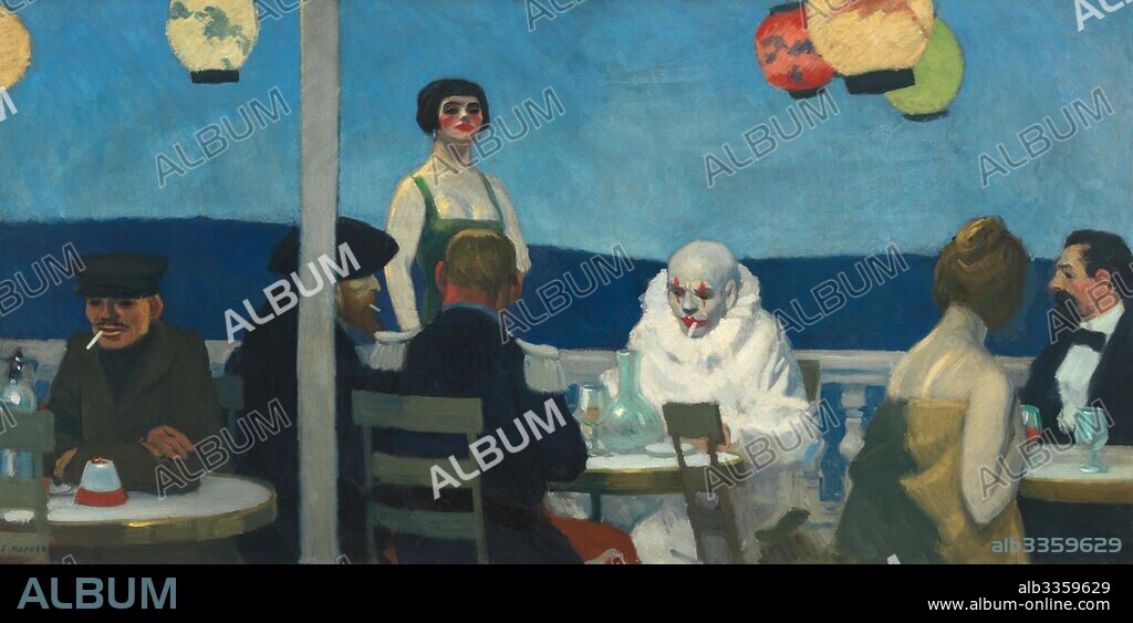 EDWARD HOPPER. Soir Bleu.