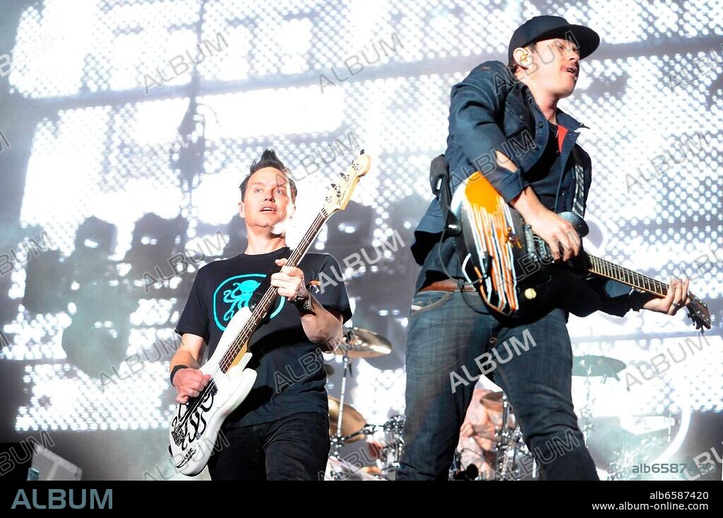Blink 182 live beim Hurricane Festival 2012: Rock-und Alternative Open Air Festival in Scheessel auf dem Eichenring vom 22.-24.06.2012. |||.