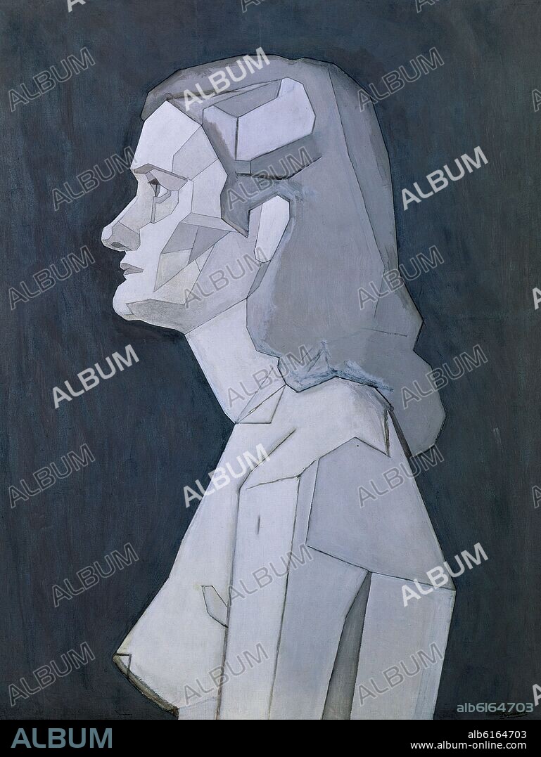 LUIS FERNANDEZ. RETRATO DE MUJER - 1953 - O/L - 1,15 x 0,90 - Nº INVENTARIO 149.