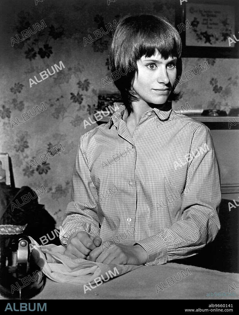 Rita Tushingham, on-set of the British Film, "The Girl with Green Eyes", United Artists, Lopert Pictures, 1964.