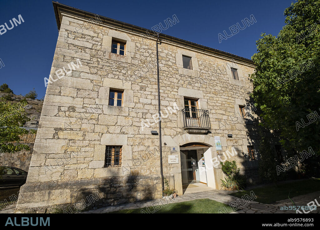 casa del parque, Parque Natural del Cañón del Río Lobos, Ucero, Soria, Comunidad Autónoma de Castilla, Spain, Europe.