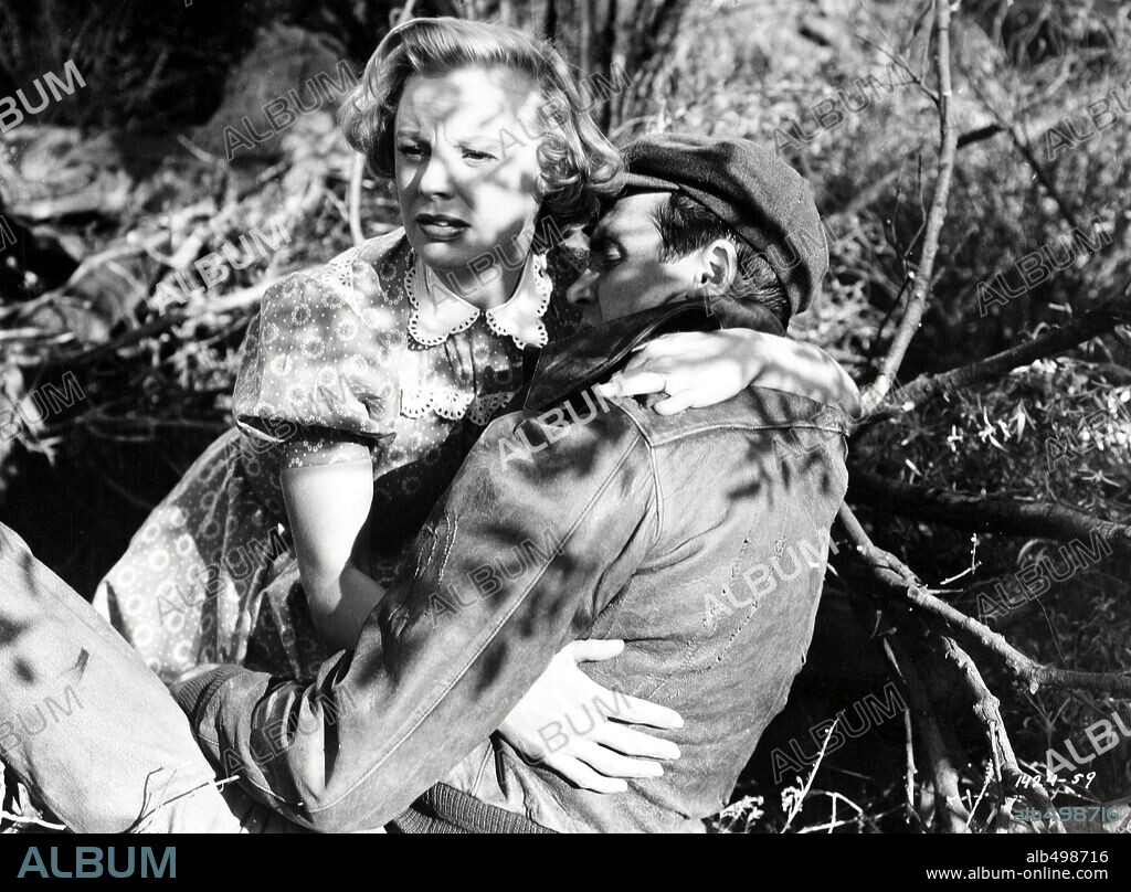JAMES STEWART and JUNE ALLYSON in THE STRATTON STORY, 1949, directed by SAM WOOD. Copyright M.G.M.