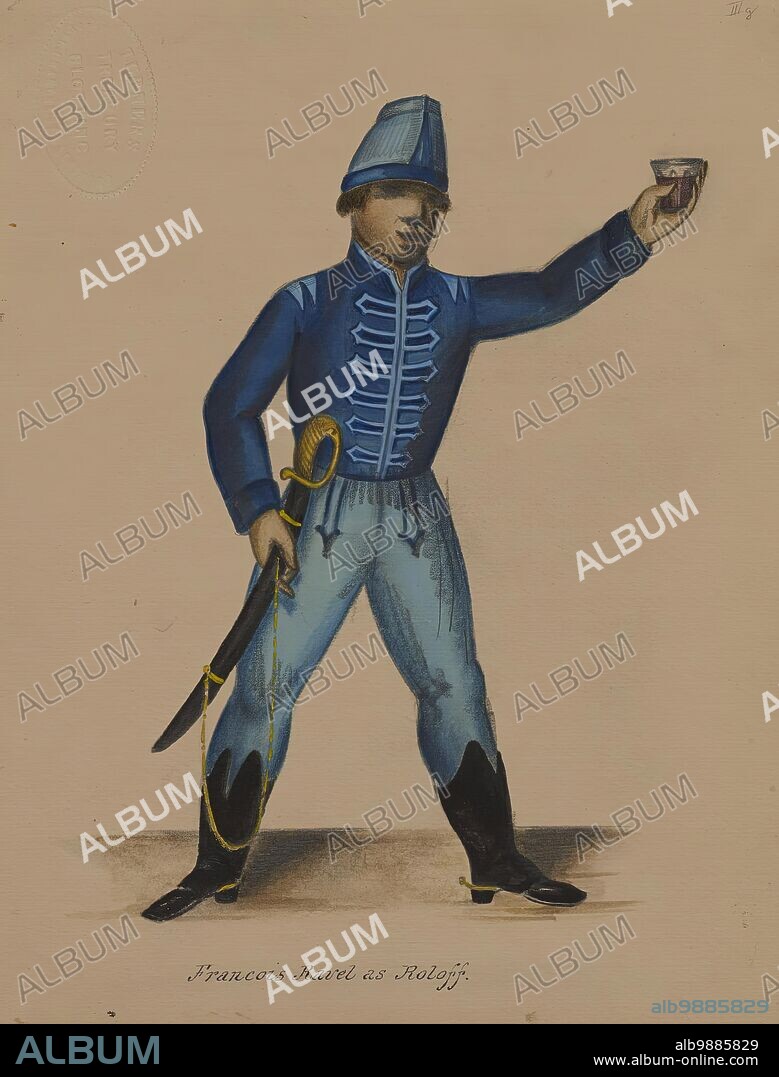 ALFRED JACOB MILLER. Françoise Ravel as Roloff, 1855-1859.