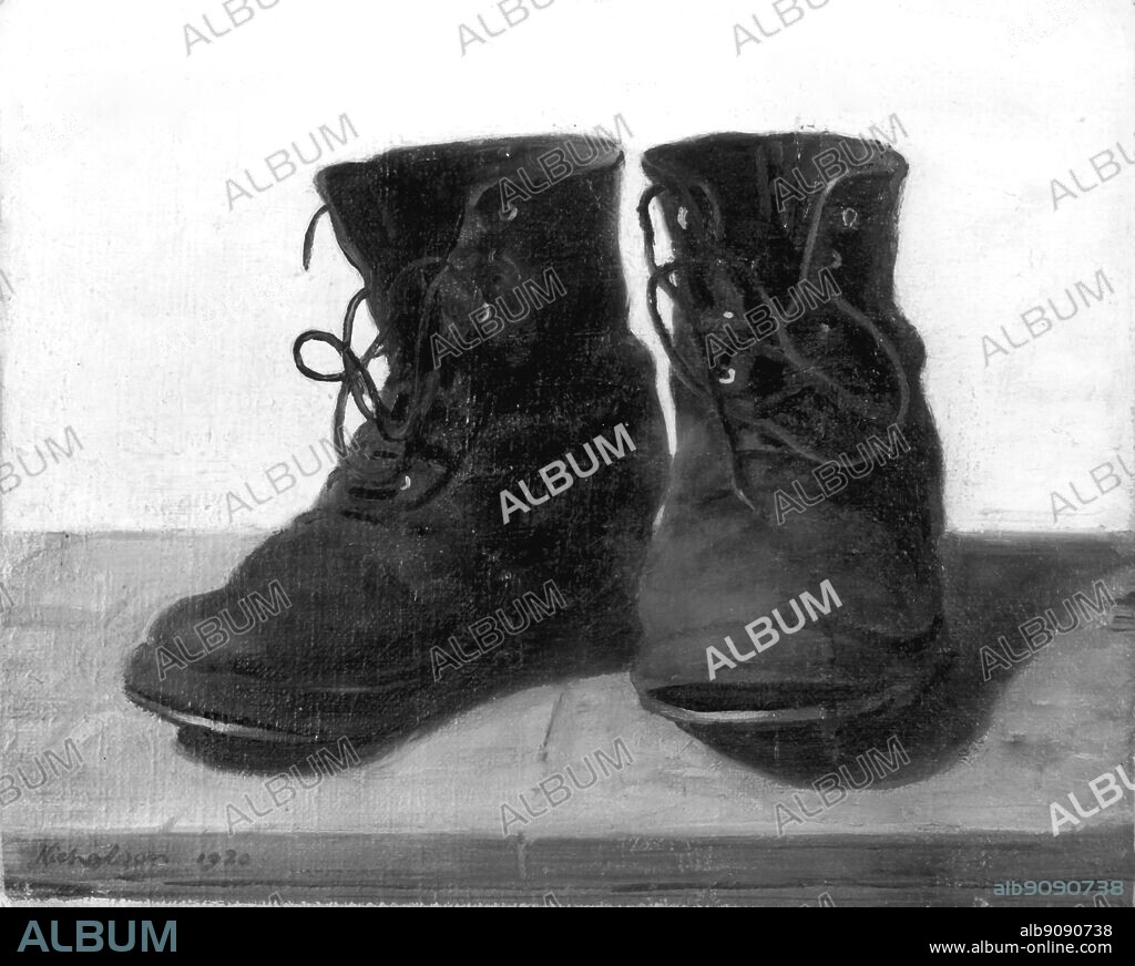 Miss Jekyll's Gardening Boots : Painting by Sir William Nicholson 1920.