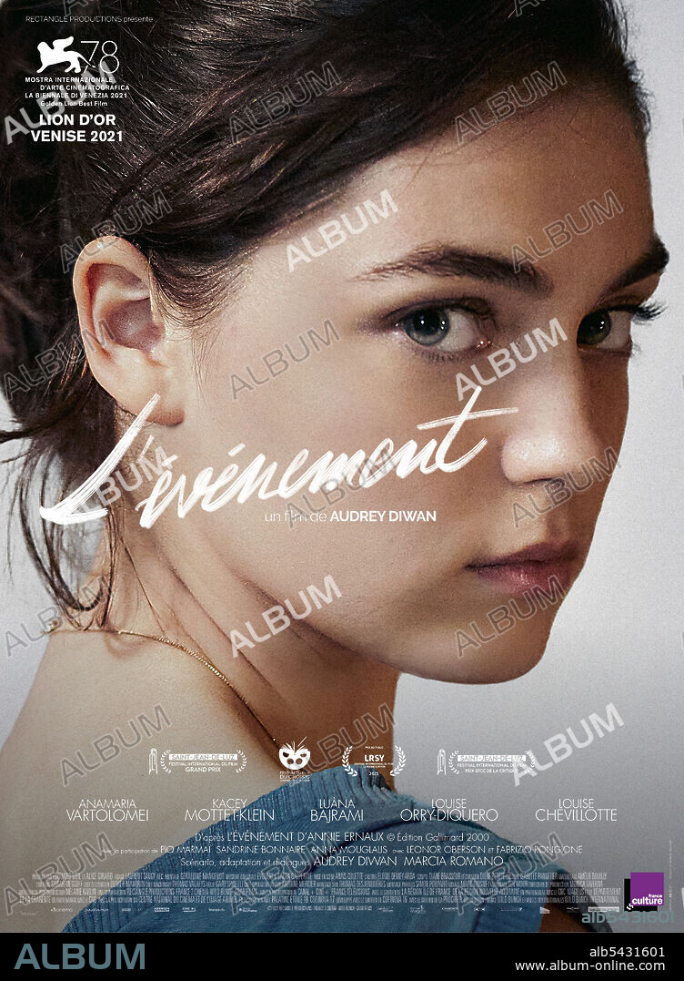 Poster of HAPPENING, 2021 (L' EVENEMENT), directed by AUDREY DIWAN. Copyright FRANCE 3 CINEMA.