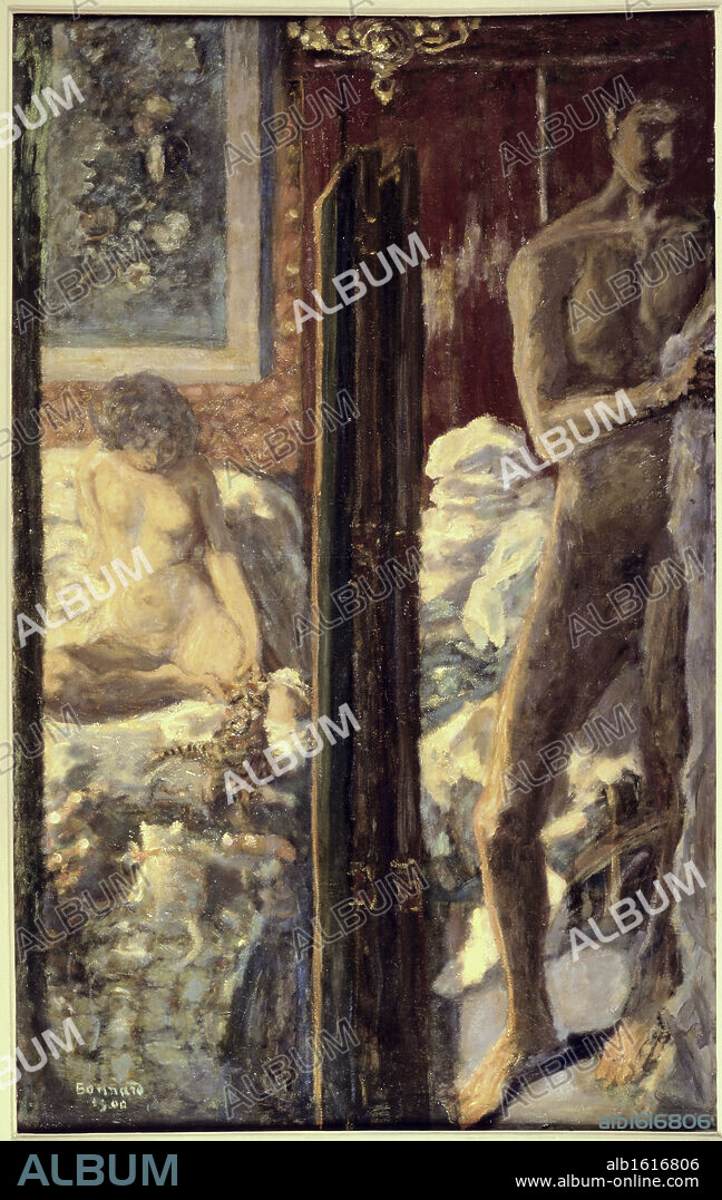 L'homme et la Femme by Pierre Bonnard, oil on canvas, 1900, 1867-1947, France, Paris, Musee d'Orsay.