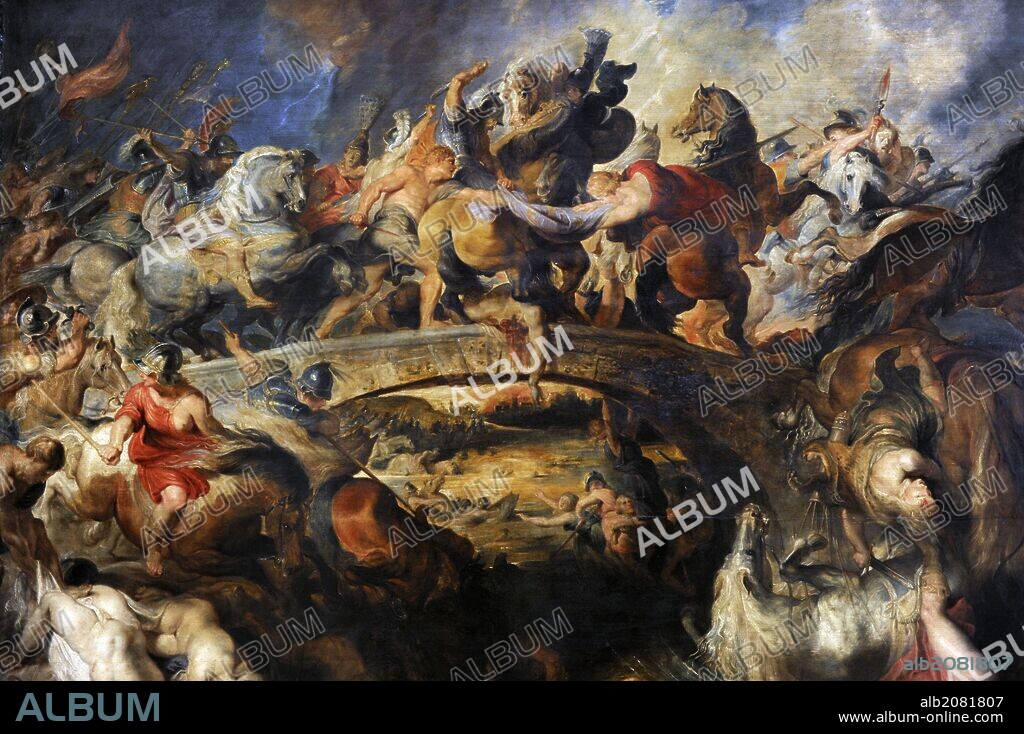 Peter Paul Rubens (1577-1640). Flemish painter. Battle of the Amazons, 1616-1618. Alte Pinakothek. Munich. Germany.