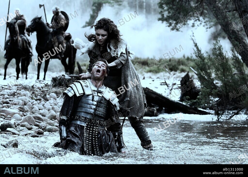 OLGA KURYLENKO in CENTURION, 2010, directed by NEIL MARSHALL. Copyright CELADOR FILMS.