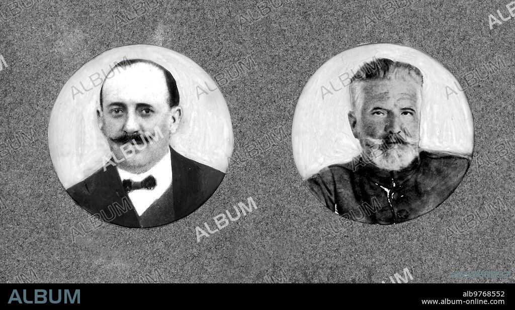 1923. 1. Deputy Mr. Horacio Echevarrieta, who has carried out the final steps to rescue the captives.2. Colonel Silverio Araujo, who is also among those Rescued from the power of Abd-El-Krim.