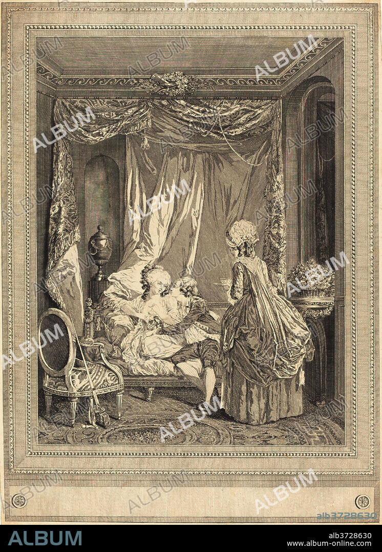 JEANNE DENY OR MARTIAL DENY AFTER NICLAS LAFRENSEN II. Le restaurant. Dated: 1782. Medium: etching.
